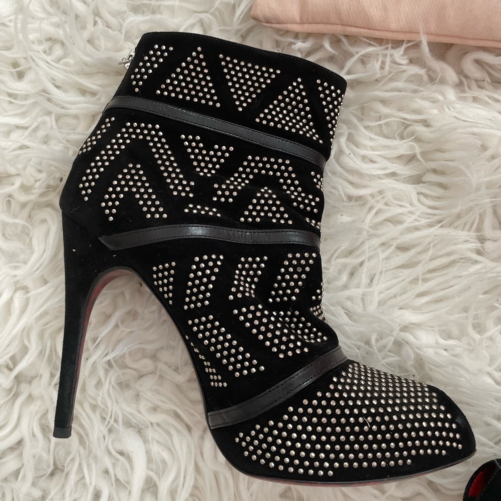 Cesare paciotti studded booties